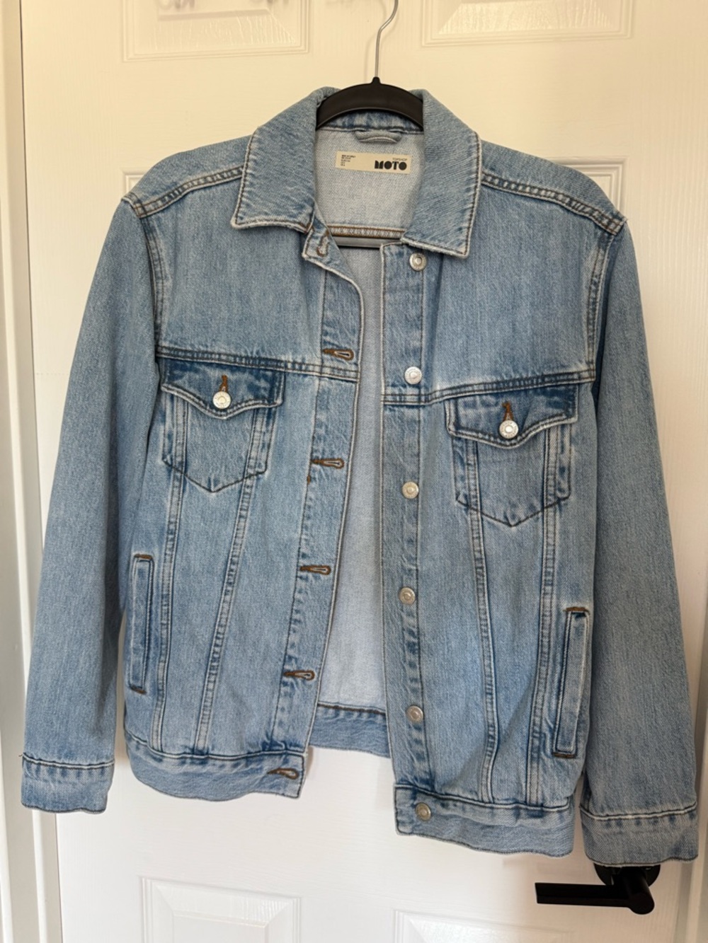 Topshop Light Blue Denim Jacket